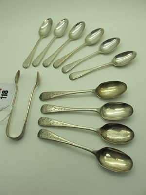 Lot 118 - A Set of Six Halkmarked Silver Coffee Spoons,...