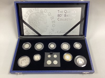 Lot 403 - Royal Mint 2006 Queen's 80th Birthday Silver...