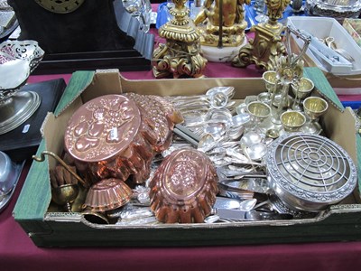 Lot 1360 - Metalware, to include Silverplate six place...