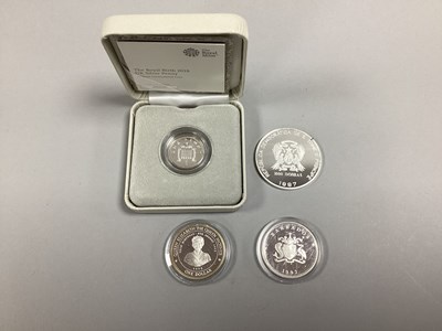 Lot 386 - Collection Of Four Silver Coins, including a...
