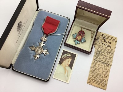 Lot 799 - Member of the British Empire Medal (MBE) and...