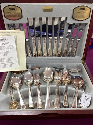 Lot 104 - Modern Viners 44 Piece Canteen of Traditional...
