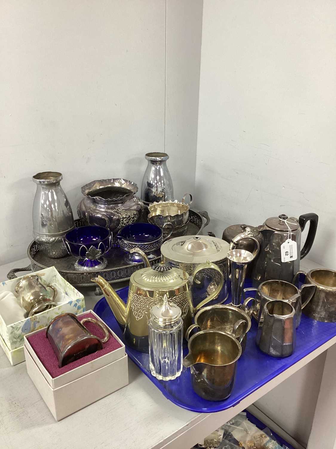 Lot 62 - A Mixed Lot of Assorted Plated Ware, including...