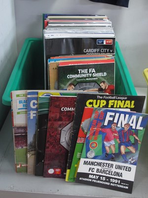 Lot 346 - Cup Final Programmes - F.A Cup, League,...