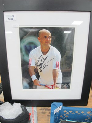 Lot 1328 - Andrea Agassi Autograph, black pen signed...