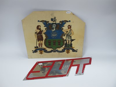 Lot 1297 - Sheffield United Tours Coach Sign, together...