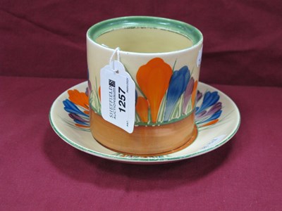 Lot 1257 - Clarice Cliff Bizarre 'Crocus' Pattern...