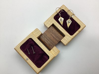 Lot 180 - A Pair of Modern 18ct Two Colour Gold Drop...