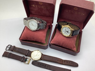 Lot 129 - Stubbs; Two Modern Gent's Wristwatches, in...