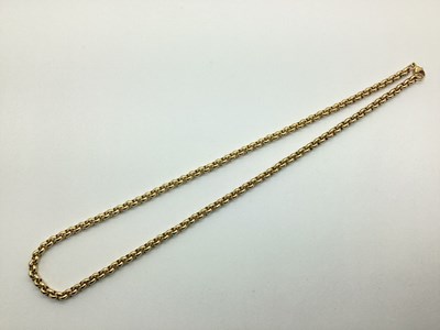 Lot 182 - A Modern 9ct Gold Belcher Link Chain, of...