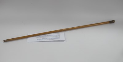 Lot 1288 - Swagger Stick 110 Perth Canada, with copper...