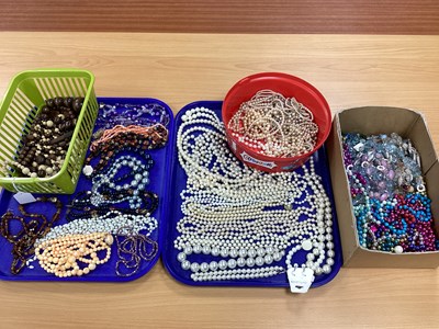 Lot 46 - A Large Mixed Lot of Assorted Costume Bead...