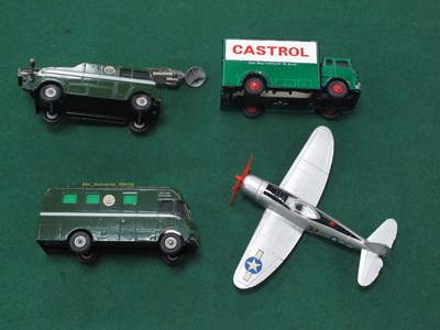 Lot 565 - Four Original Dinky, AP-47 Thunderbolt,...