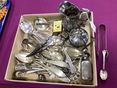 Lot 3 - Assorted Plated Cutlery, including pair of...
