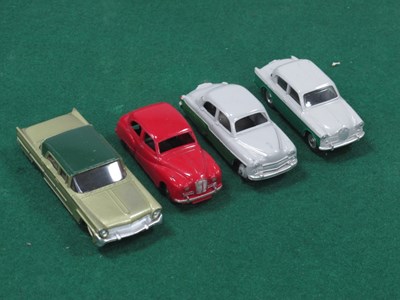 Lot 591 - Four Original Dinky Toys, French 532 Lincoln...