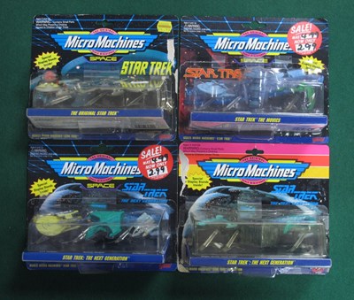 Lot 386 - Four Star Trek Space Themed Micro Machines by...