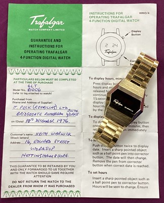 Lot 47 - Retro Trafalgar Quartz Gent's Wristwatch, on...