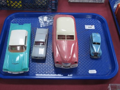 Lot 549 - Three 1960's Plastic Cars, including a...