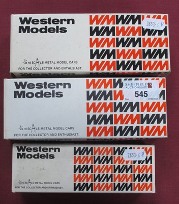 Lot 545 - Three Western Models 1:43rd Scale Metal Model...