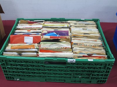 Lot 449 - Three Hundred+ 7" Singles, from the 50's, 60's...