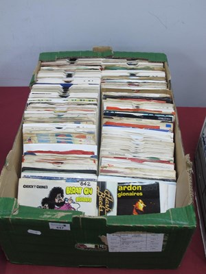 Lot 447 - Over Three Hundred 7" Singles, from the 60's...