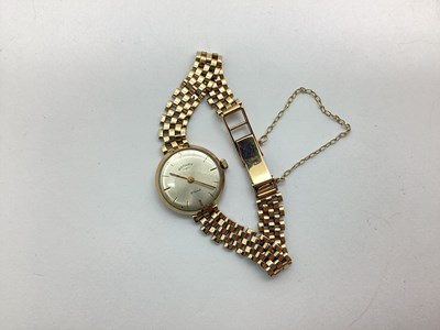 Lot 116 - Rotary; A 9ct Gold Cased Ladies Wristwatch,...