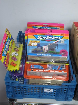 Lot 382 - Eight Sets of Micromachines by Galoob to...