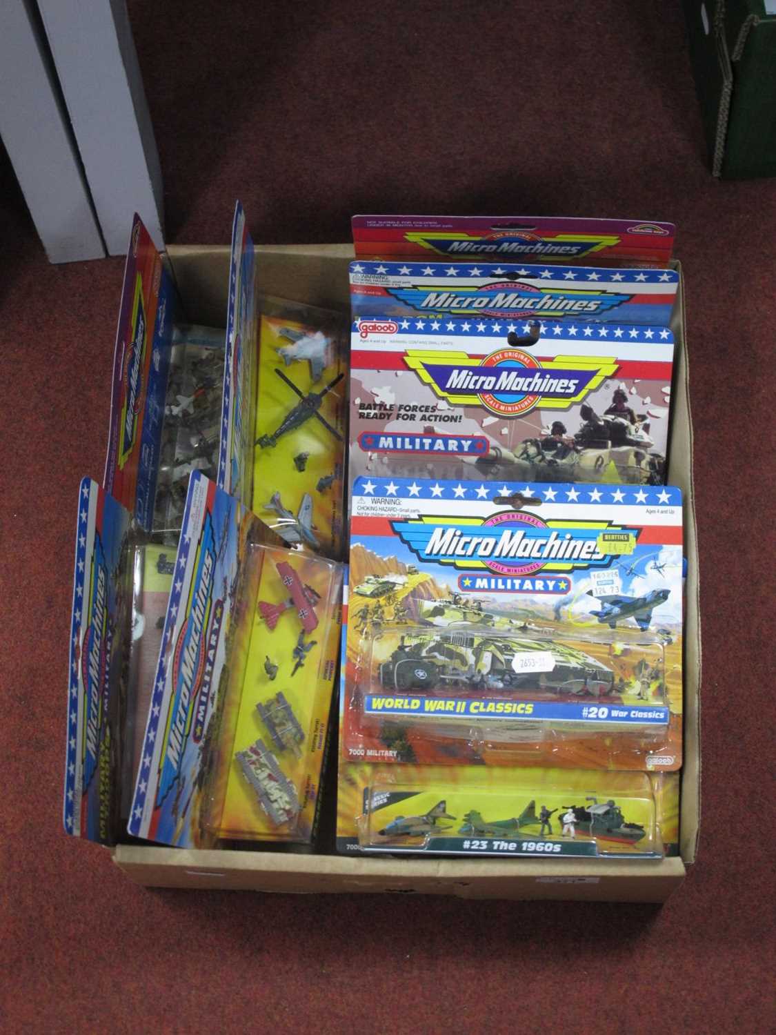 Lot 371 - Ten Micro Machines Sets by Galoob all with a...