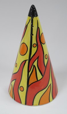 Lot 1223 - Lorna Bailey 'Inferno' Pattern Sugar Caster,...