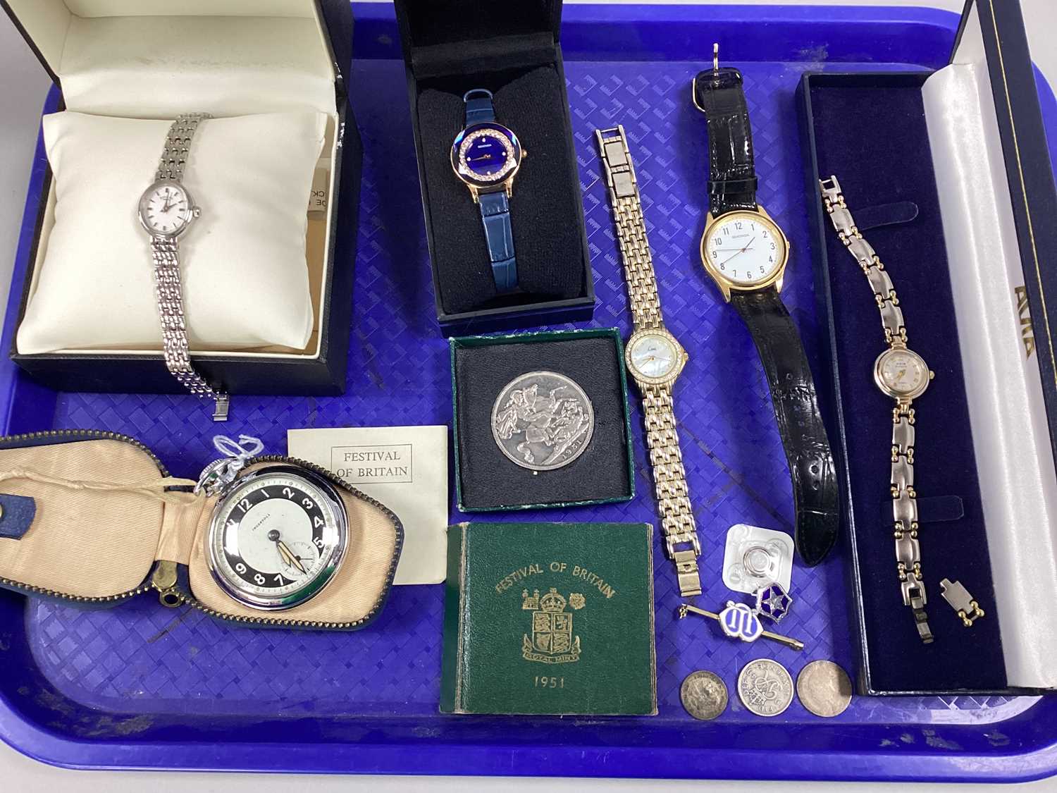 Lot 80 - Modern Ladies Wristwatches, including Rotary,...