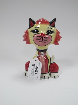 Lot 1242 - Lorna Bailey - Sheba the Cat, 13.5cm high.