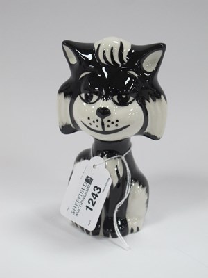 Lot 1243 - Lorna Bailey - Doza the Cat, 13cm high.