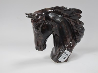 Lot 1248 - Anita Harris Model of a Horse's Head in brown...