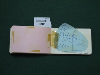 Lot 532 - Autograph Book with Signatures, from Bee Gees,...