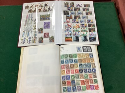 Lot 551 - Stamps; two albums of mint and used stamps, an...