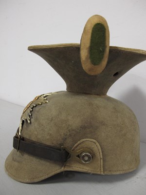 Lot 796 - A WWI German Saxon Felt Czapka, with Saxon...