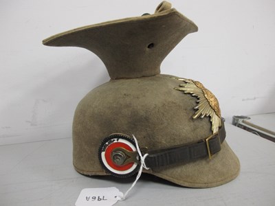 Lot 796 - A WWI German Saxon Felt Czapka, with Saxon...