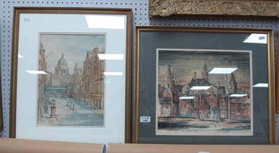 Lot 1421 - Two Flint (Sheffield Artists) Watercolours, of...