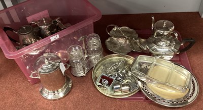 Lot 37 - A Collection of Assorted Plated Ware,...