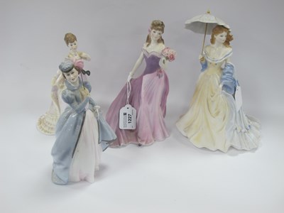 Lot 1227 - Royal Worcester Figurines 'Jessica' and...