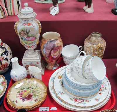 Lot 1193 - Royal Worcester Teaware, plates, Japanese...