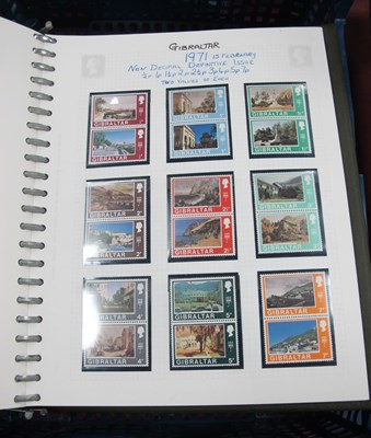 Lot 1340 - Stamps; a collection of mint stamps from...