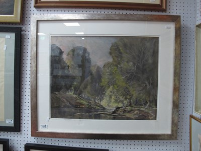 Lot 1416 - Bob Naylor, signed pastel scene of a Country...