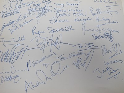 Lot 1259 - Autographs - signed in a "Celebrities"...