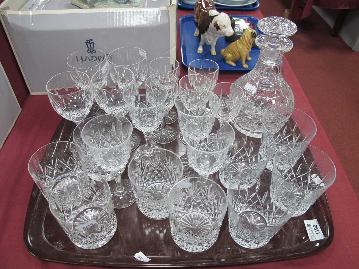 Lot 1198 - Stuart Crystal Decanter and Glasses, plus...