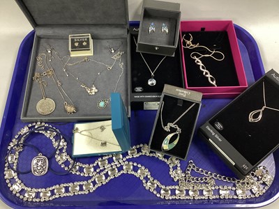 Lot 86 - Modern "925" and Other Pendants on Chains,...