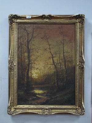 Lot 1436 - Carson, Woodland Scene, oil on canvas, signed...