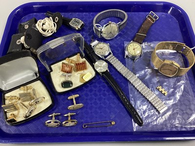 Lot 75 - Vintage and Later Gent's Wristwatches,...