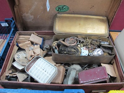 Lot 1372 - Quantity of Watch Cases, movement parts in case.