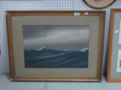 Lot 1425 - C. Kenzler, Choppy Seascape, gouache, signed...